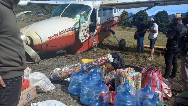 Kronologi Pesawat Spirit Avia Sentosa Bawa 6 Penumpang Tergelincir di Papua