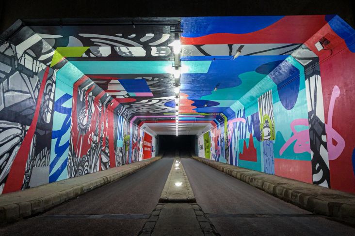 Bangkitkan Semangat Anak Muda Tanah Air Melalui Mandalika Art Tunnel