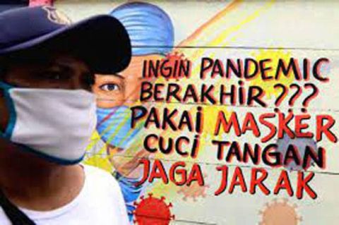 Denda Razia Masker di Denpasar Tembus Rp300 Juta Lebih