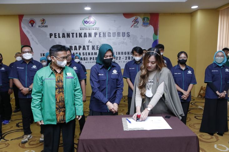 IOSKI Kota Bekasi Resmi Terbentuk, Siap Berkiprah di Pornas Palembang 2022
