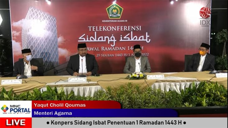 Kemenag: Sidang Isbat Diikuti Perwakilan Ormas Islam Termasuk Muhammadiyah