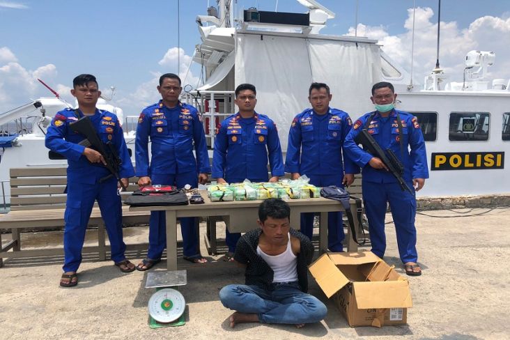 Penumpang Kapal Roro Tertangkap Bawa 15 Kg Sabu ke Dumai