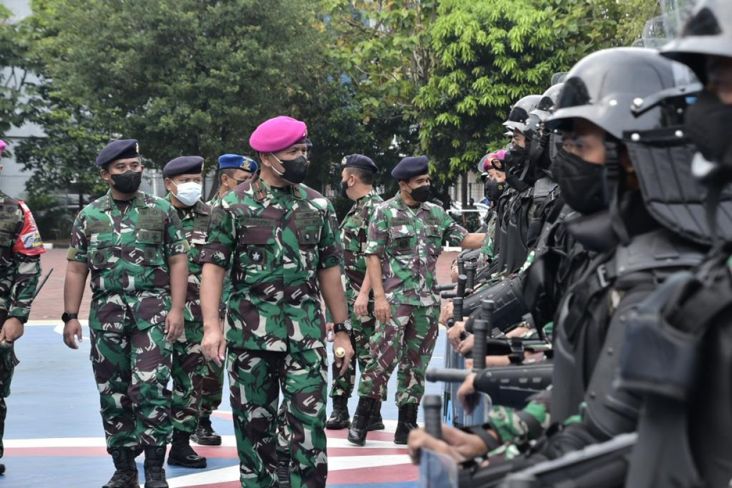 Bantu Amankan Ibu Kota, Lantamal III Jakarta Siapkan 200 Pasukan PHH