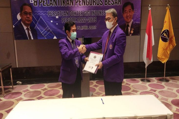 Pengurus Besar Persatuan Dokter Gigi Indonesia Periode 2022-2025 Resmi Dilantik