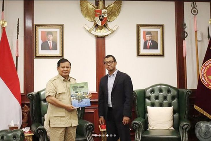 Terima Kunjungan Gubernur Lemhannas, Prabowo: Lahirkan Pemimpin Berkarakter