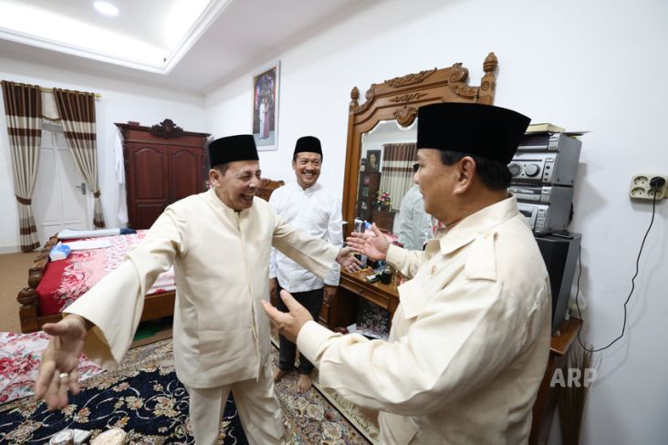 Menhan Prabowo Subianto Temui Habib Luthfi bin Yahya