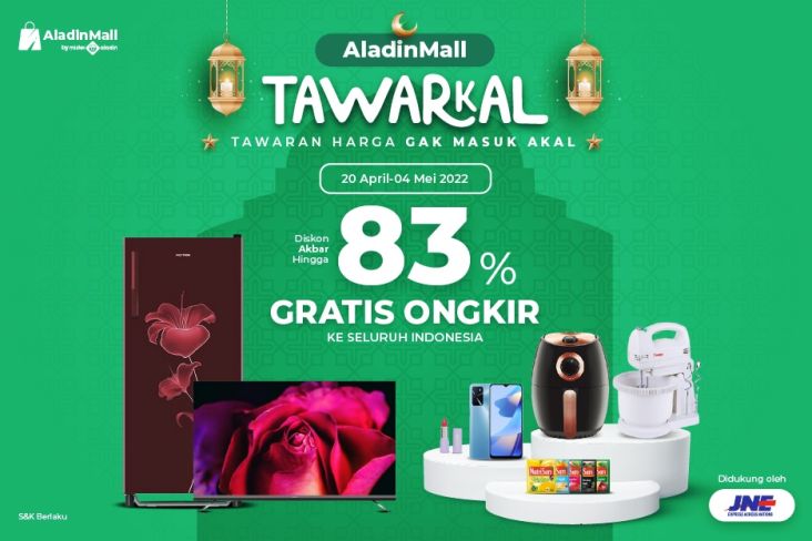 AladinMall by Mister Aladin Kasih Tawaran Harga Gak Masuk Akal, Diskon Hingga 83 Persen!
