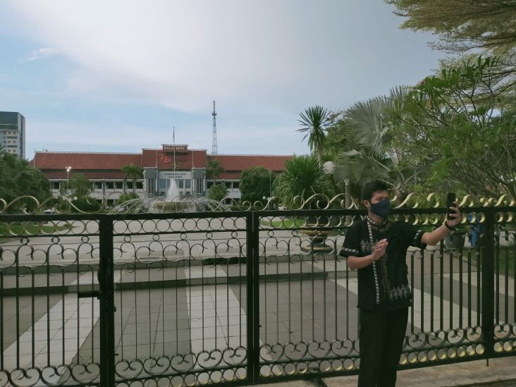 2 Tahun Vakum, Salat Id Kembali Digelar di Taman Surya Balikota Surabaya