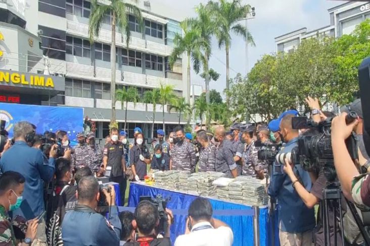 Wakil KSAL Bongkar Modus Penyelundupan 179 Kg Kokain di Selat Sunda