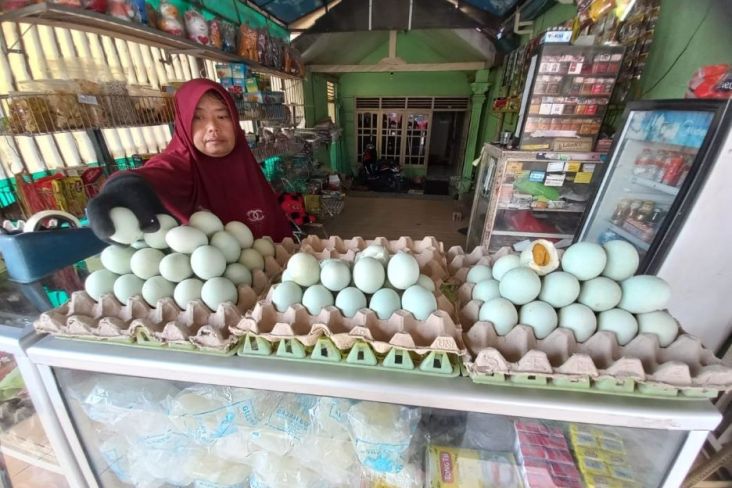 Berkah Mudik Lebaran, Penjualan Telur Asin Brebes Meroket Lebih dari 50%