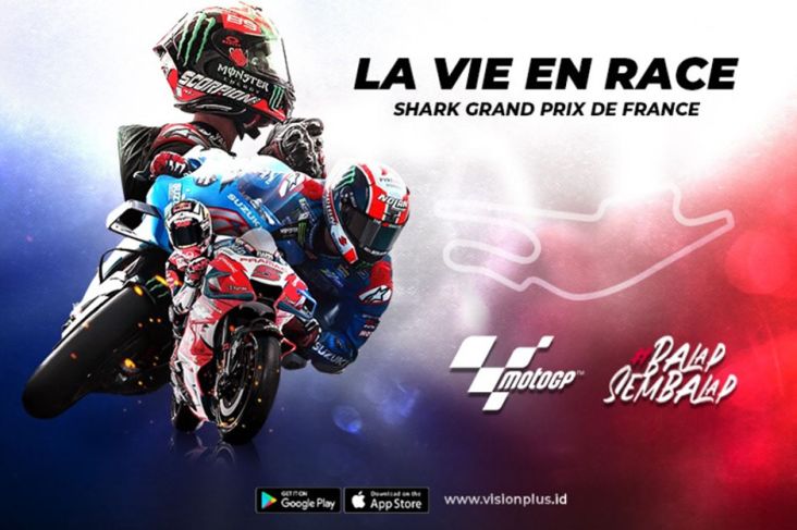 Jadwal Balapan MotoGP Prancis 2022, Saksikan Live di Vision+!