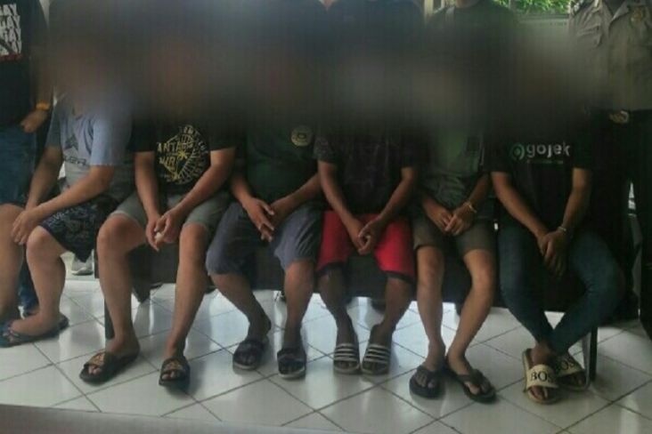 9 Pelaku Penganiayaan di Manado Diamankan Aparat Polsek Mapanget