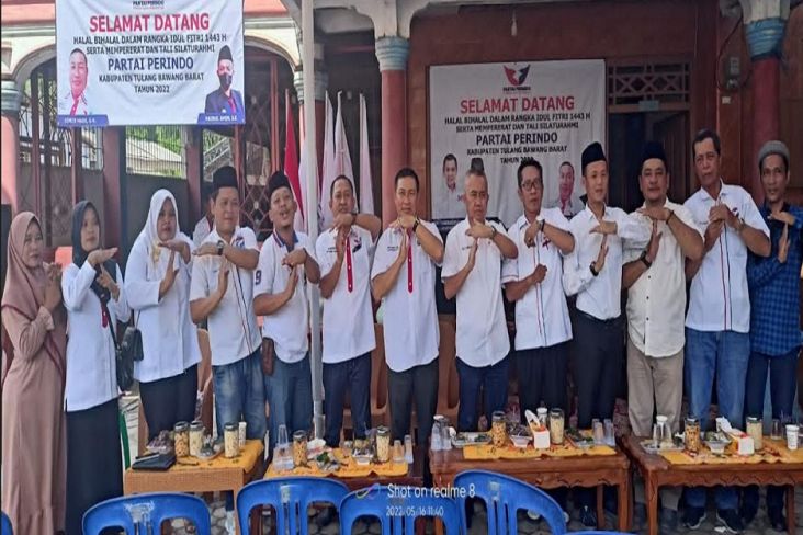 Hadiri Acara Halal Bihalal, Ketua DPD Perindo Tubaba: Semoga ke Depan Partai Semakin Maju