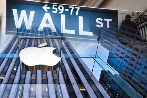 Wall Street Ditutup Naik Tajam Didorong Saham Apple dan Tesla
