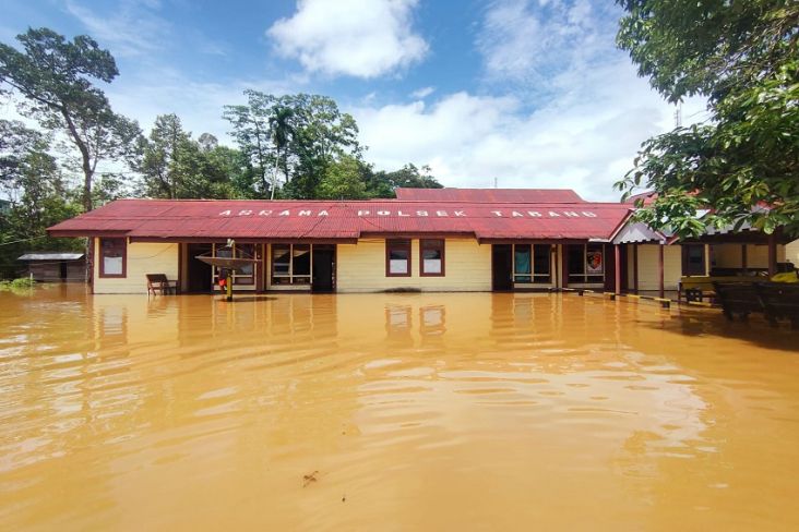 Sungai Belayan Meluap, 18 Desa di Tabang Terendam Banjir