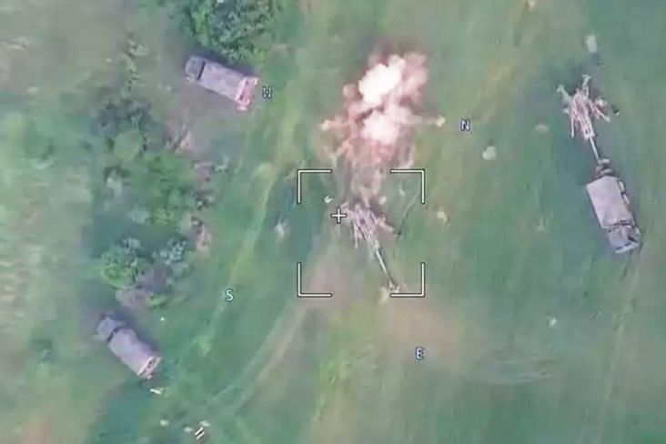Serangan Rusia Musnahkan Meriam Howitzer yang Dikirim AS ke Ukraina