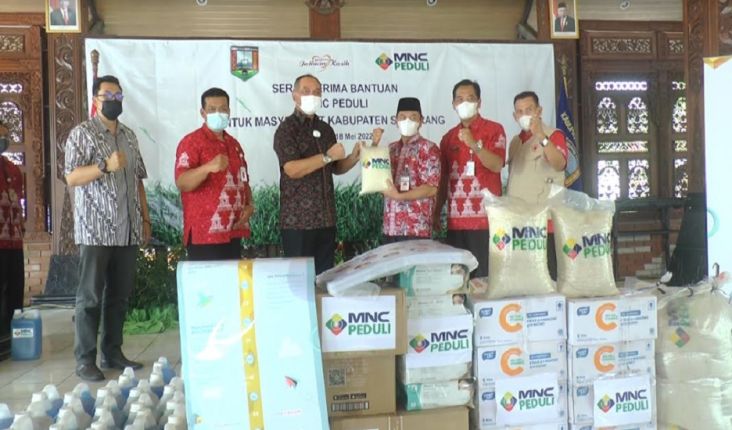 Terima Bantuan untuk Warga Terdampak Pandemi, Wabup Semarang: Terima Kasih MNC Peduli