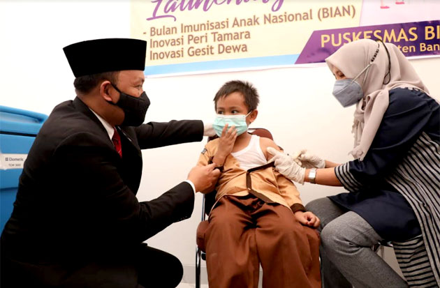 Buka BIAN 2022, Bupati Bantaeng Ajak Lindungi Anak dengan Imunisasi