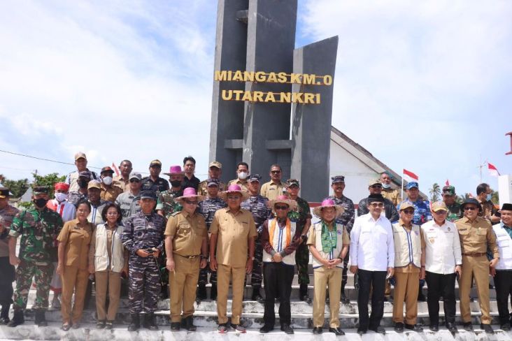 Jaga Pulau Miangas, Kodim 1312 Talaud Terjunkan 42 Prajurit TNI AD