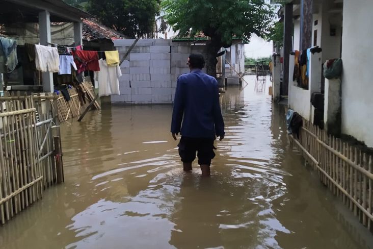 Kiriman Bogor, 130 Rumah di Desa Cirumpak Tangerang Terendam Banjir