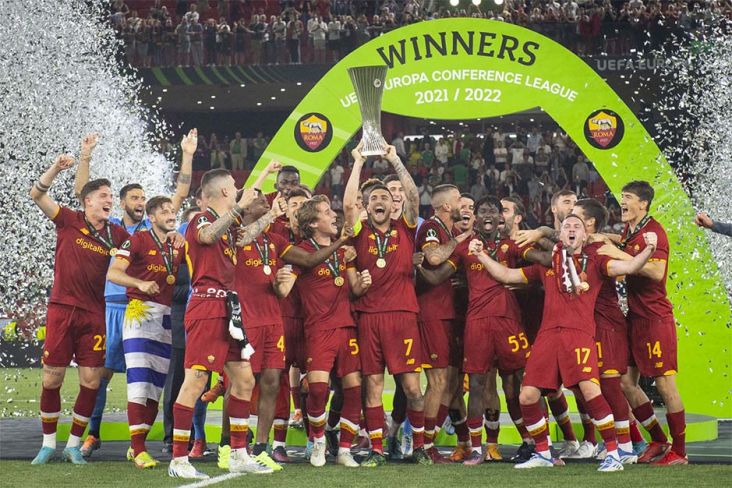 5 Fakta Menarik AS Roma Juara Perdana Liga Konferensi Europa
