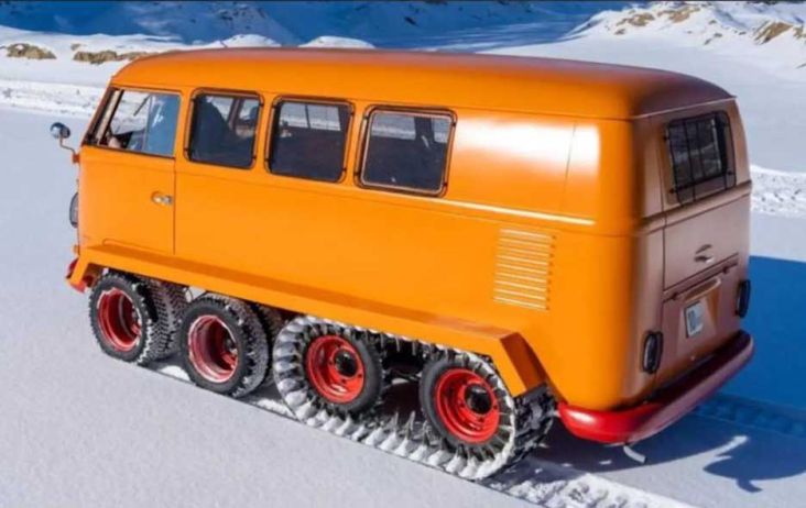 Volkswagen Hidupkan Kembali Half-track Fox untuk Menjelajah Pegunungan Salju