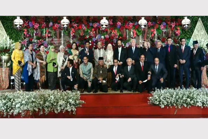 Ini Deretan Menteri Kabinet Indonesia Maju yang Hadir di Nikahan Ketua MK dan Adik Jokowi