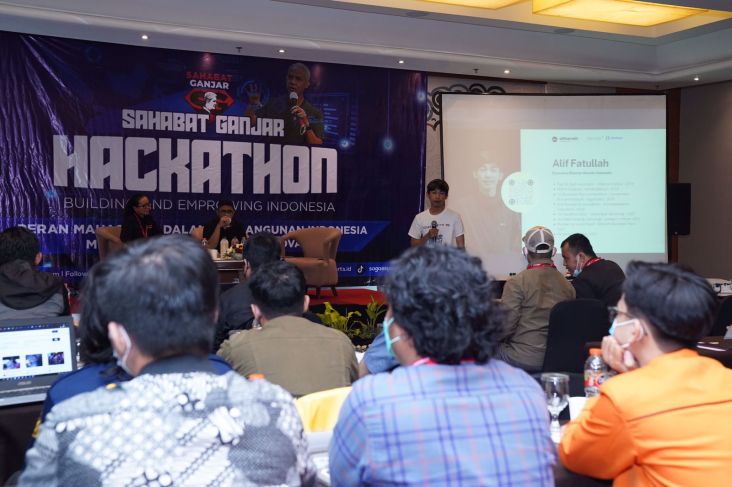 Gelar Final Hackathon 2022, Sahabat Ganjar Beri Ruang Mahasiswa Kembangkan Ide Kreatif