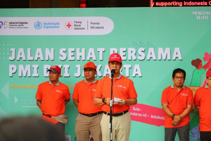 PMI DKI Gelar Lomba Jalan Sehat Ramaikan HUT Jakarta