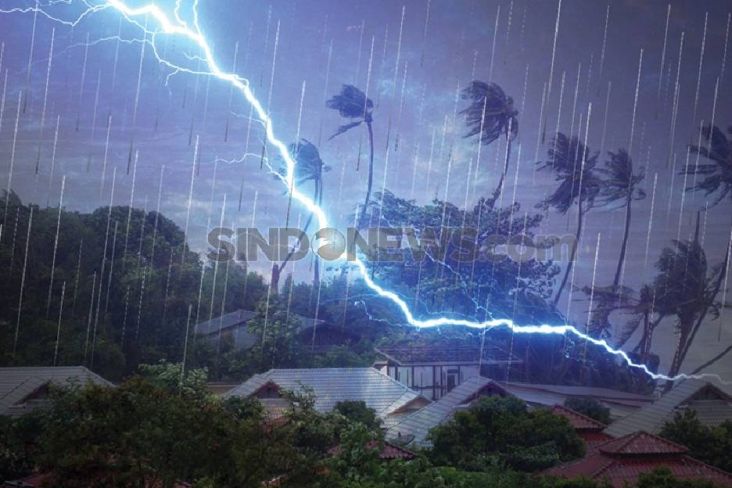 Jakarta Diprediksi Diguyur Hujan Siang Hari, Waspadai Petir dan Angin Kencang