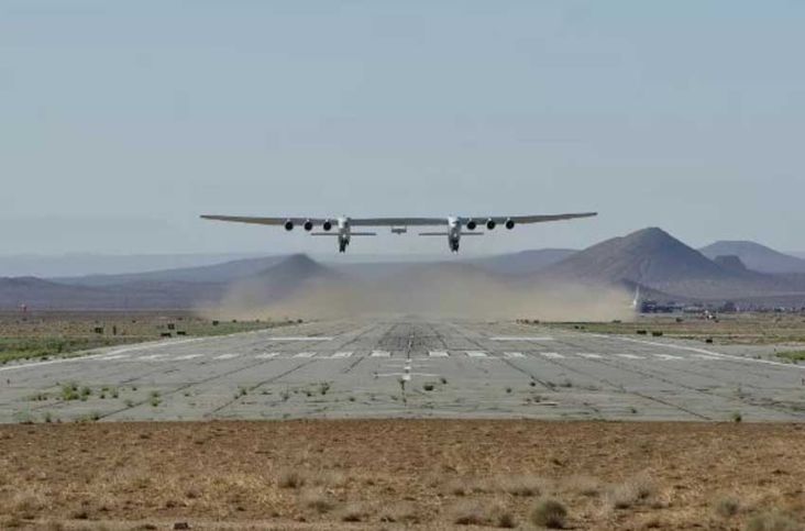 Pesawat Roc Stratolaunch Jalani Uji Terbang Ke-6, Hasilnya Tidak Terduga