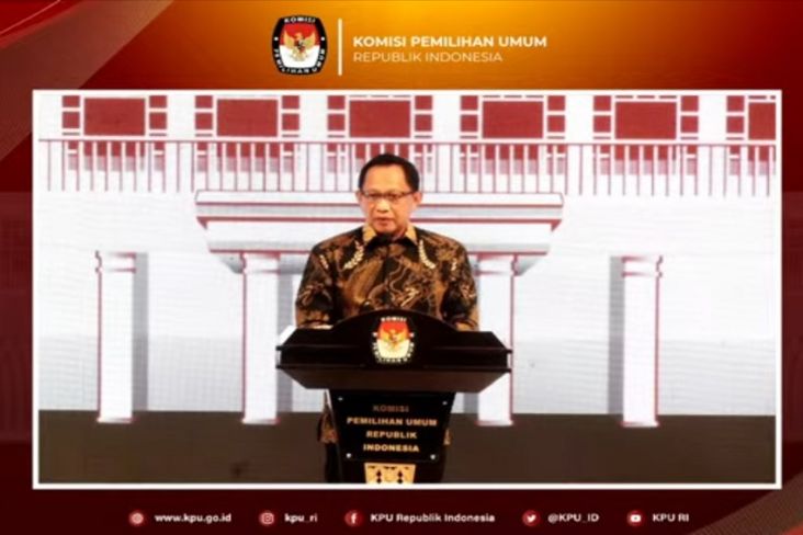 Mendagri Wakili Presiden Jokowi Hadiri Peluncuran Tahapan Pemilu 2024