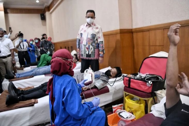 Peringati Hari Donor Darah Sedunia, Anies Apresiasi PMI DKI Jakarta