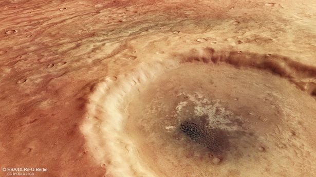 Setelah Pintu, Kini Ada Kawah Mata Alien Raksasa di Planet Mars