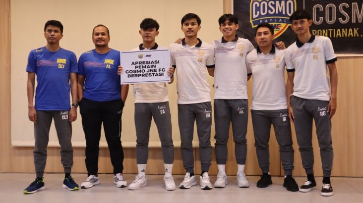 Beri Kontribusi Timnas Futsal Indonesia Berprestasi, Pemain Cosmo JNE FC Diguyur Bonus
