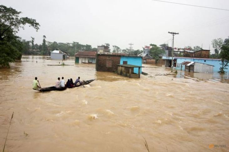 Jutaan Korban Banjir di Bangladesh dan India Menunggu Bantuan