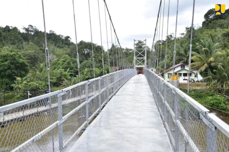 Kementerian PUPR Rampungkan Pembangunan 410 Jembatan Gantung dalam 6 Tahun