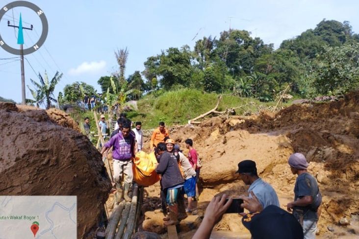 Banjir Bandang dan Tanah Longsor di Bogor, 1 Orang Tewas den 172 Orang Mengungsi
