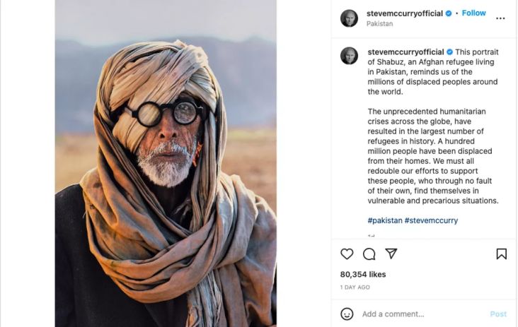 Netizen Kaget, Foto Pengungsi Afghanistan Mirip Amitabh Bachchan