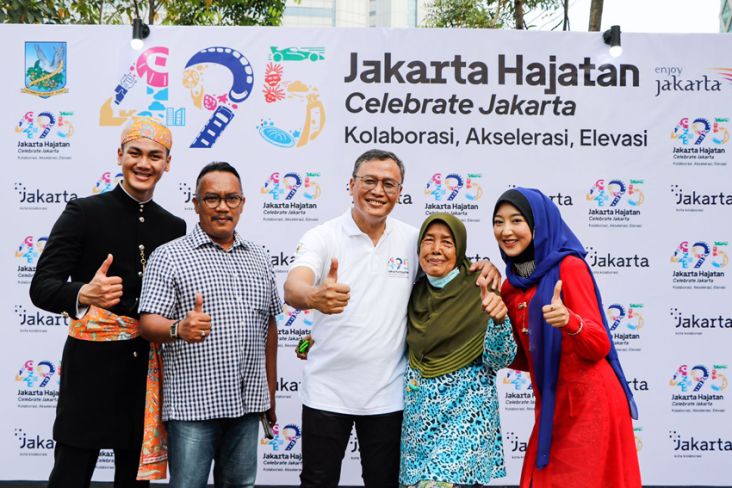 Ramaikan Jakarta Hajatan, Pemkot Jakpus Gelar Atraksi Seni Kreatif di Thamrin 10