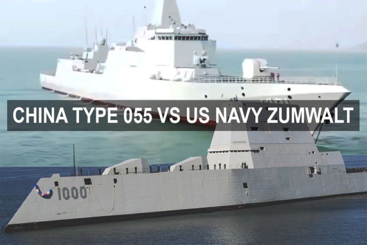 Melihat Lebih Dekat Kapal Perusak Terbesar China Pesaing USS Zumwalt