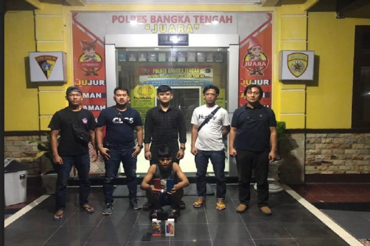 Asyik Tunggu Makanan di Warung Pecel Lele, Residivis di Bangka Tengah Dibekuk Polisi