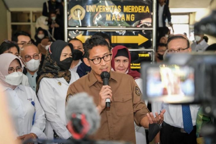 Hadiri Peresmian Smart Tourism di Malang, Sandiaga Uno Didoakan Terpilih Jadi Presiden