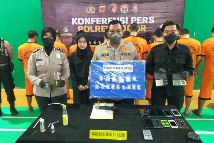 8 Pengedar Sabu Ditangkap Polisi di Bogor, 2 Residivis