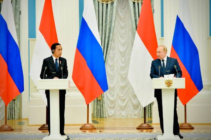 Bertemu di Kremlin, Jokowi dan Putin Bahas Jaminan Keamanan Jalur Ekspor Pangan
