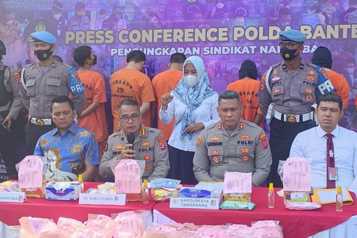 Polisi Tangkap 7 Pengedar Sabu Jaringan Internasional di Tangerang