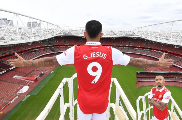 Gabriel Jesus Resmi Gabung Arsenal, Pilih Jersey No 9