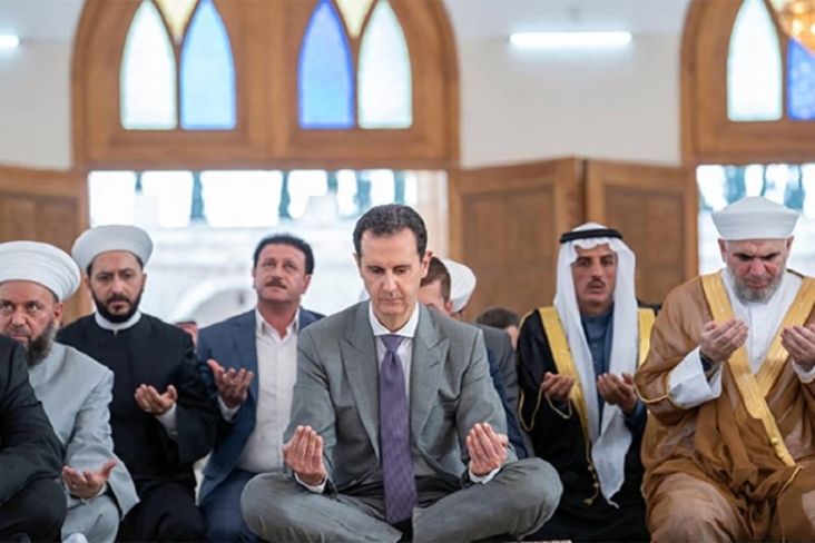 Presiden Assad Salat Idul Adha di Masjid Aleppo, Eks Markas Pemberontak Suriah