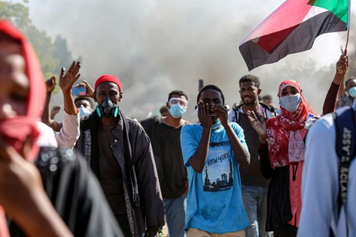 Idul Adha di Sudan Diwarnai Aksi Protes Terhadap Kekuasaan Militer