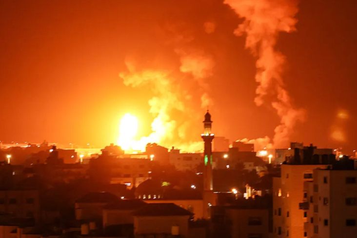 Biden Terbang ke Arab Saudi, Empat Roket Hantam Israel